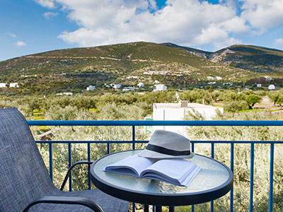 Aegean Harmony - Η θέα από το μπαλκόνι στο βουνό